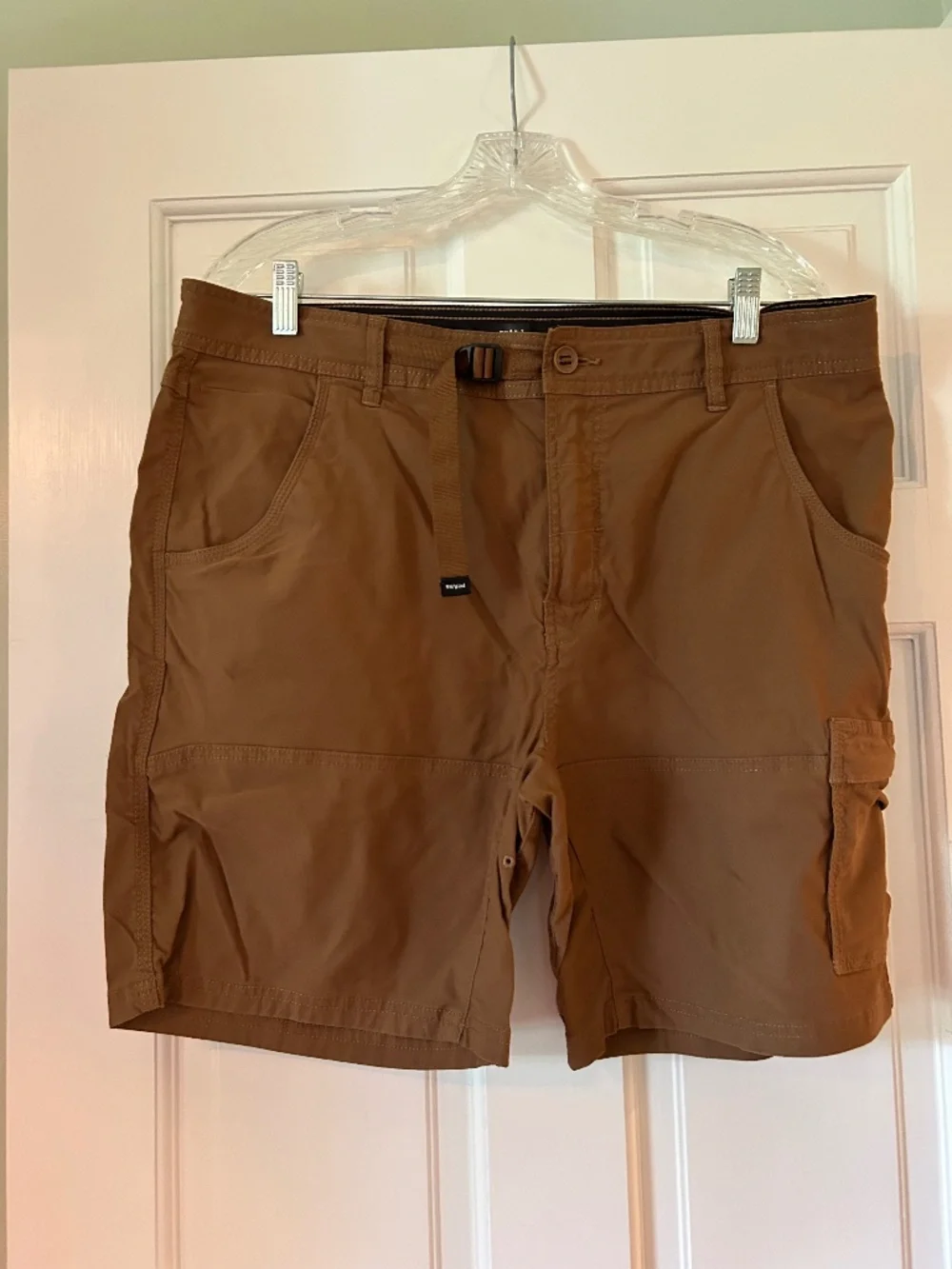 PRANA BROWN MENS SHORTS 36/8